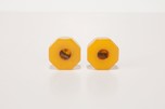 Crosley G1465 Catalin Radio Knobs in Butterscotch - Original